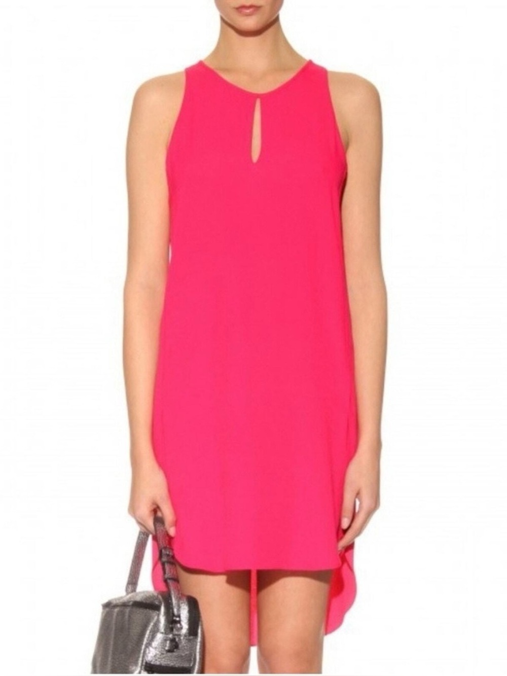 3.1 Phillip lim hot pink crepe shift dress